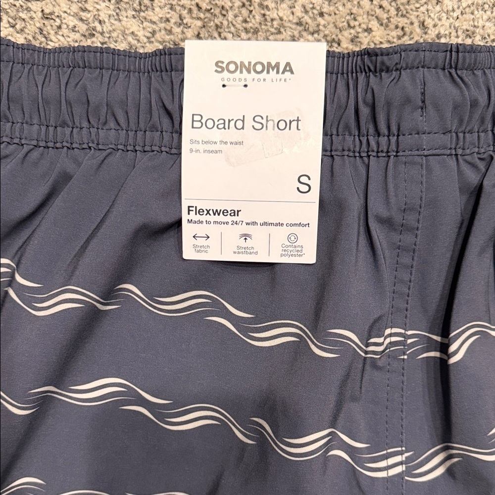 Sonoma Signature Board Short Swim Trunks - Picture 3 of 5